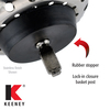 Keeney Mfg Sink Strainer with Fixed Post Basket, Brushed Nickel K5435DSBN